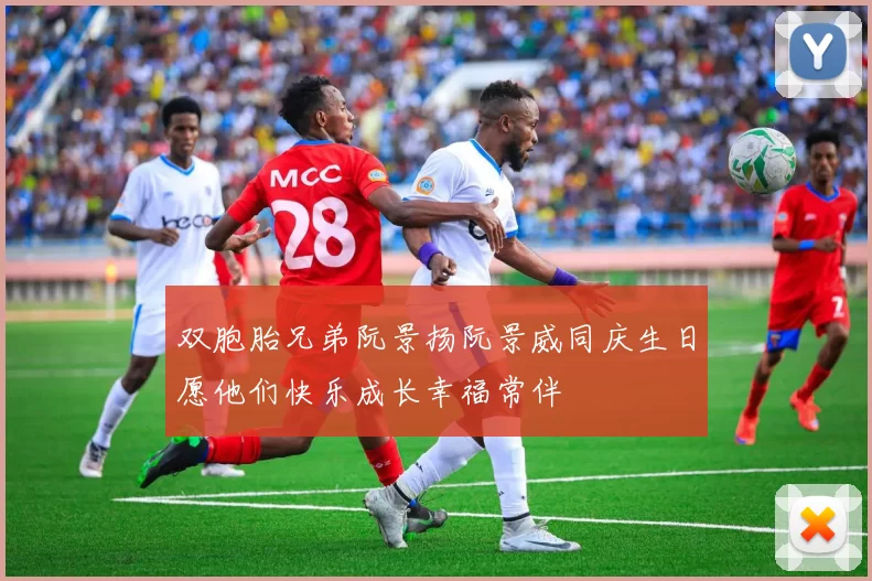 双胞胎兄弟阮景扬阮景威同庆生日愿他们快乐成长幸福常伴