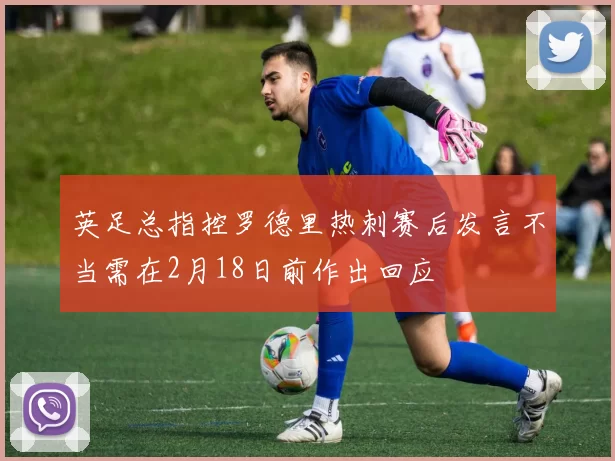 英足总指控罗德里热刺赛后发言不当需在2月18日前作出回应